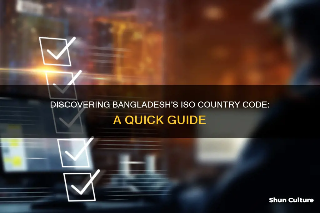 what is the iso country code for bangladesh