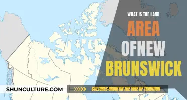 Land Area of New Brunswick Explored