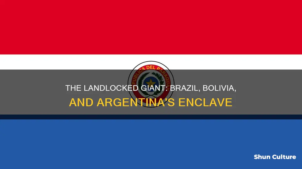 what is the landlocked country bordered brazil bolivia and argentina