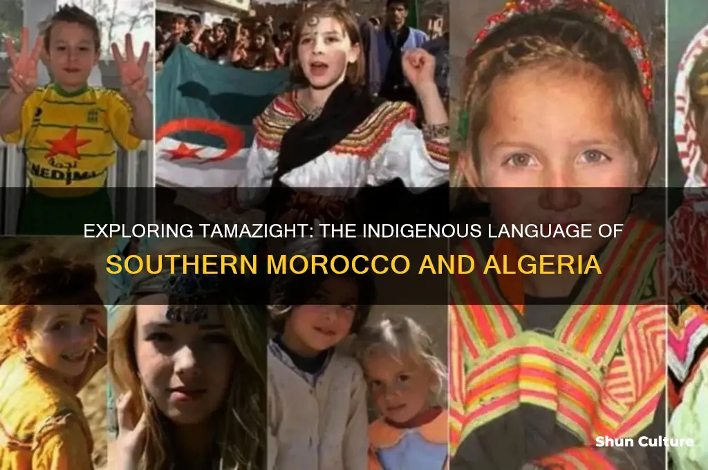 what is the language of southern morocco and algeria