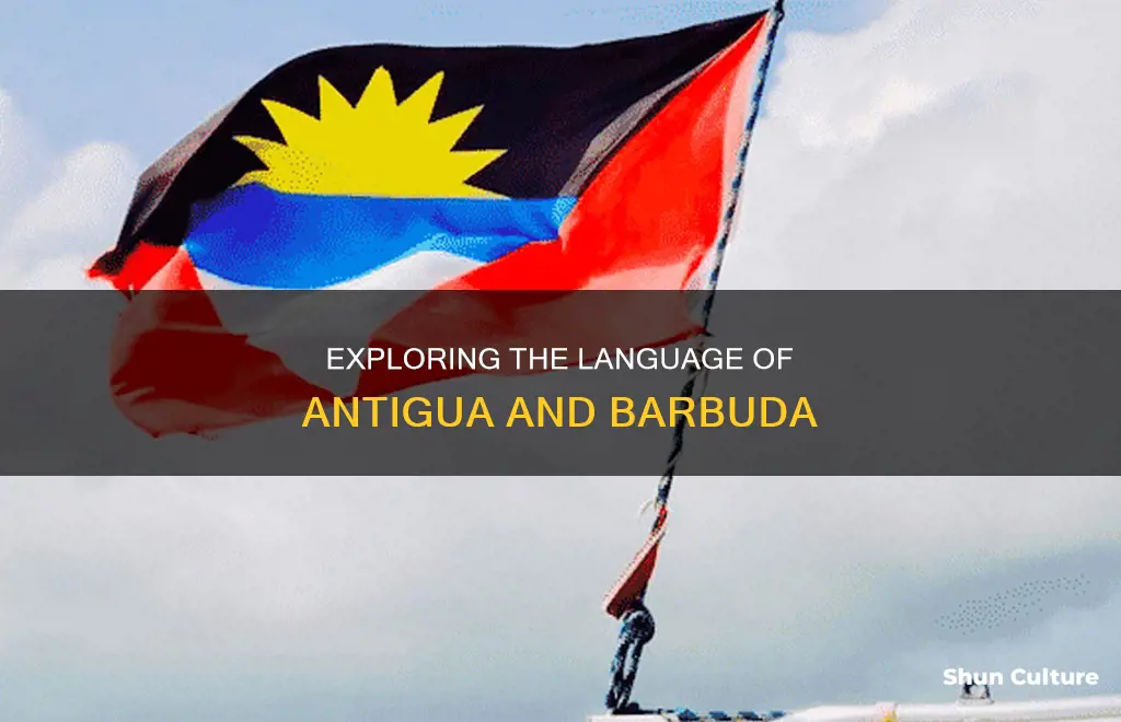 what is the language spoken in antigua