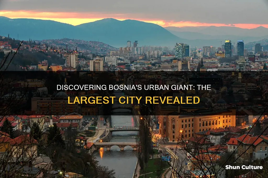 what is the largest city in bosnia