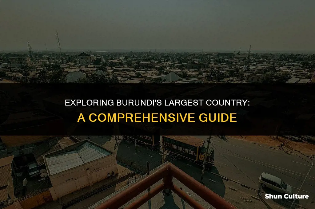 what is the largest country in burundi
