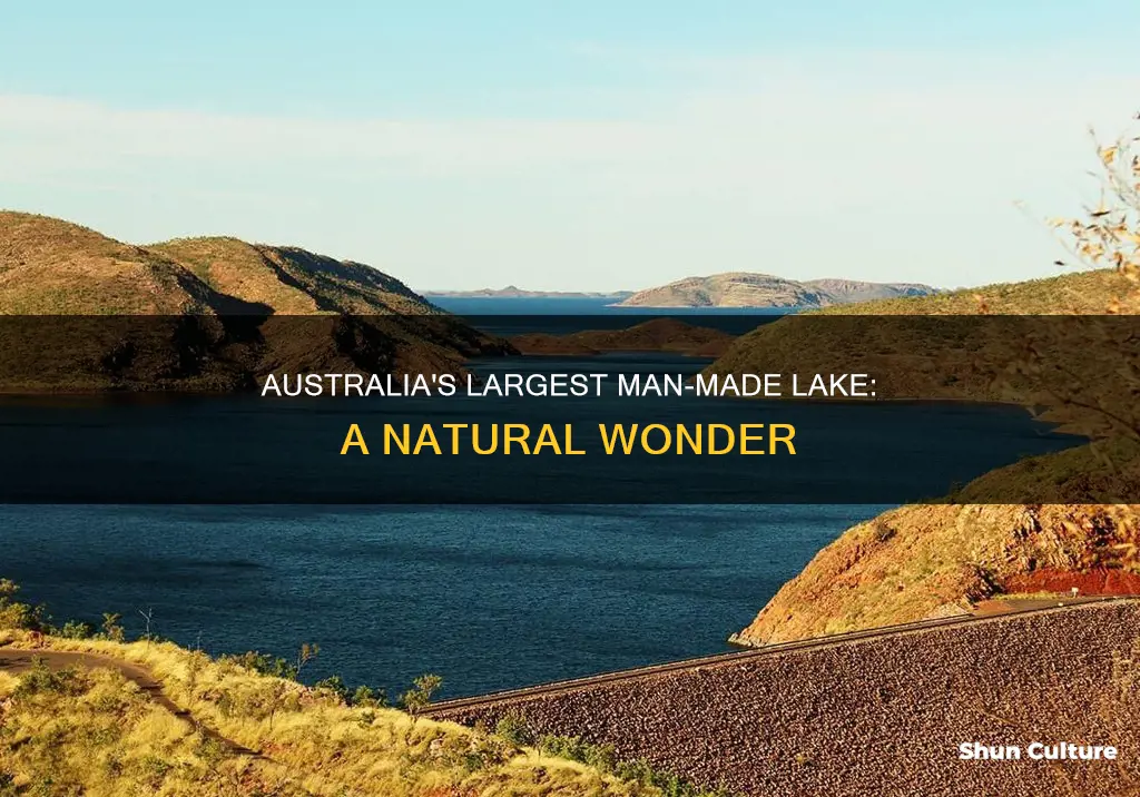 what is the largest man made lake in australia