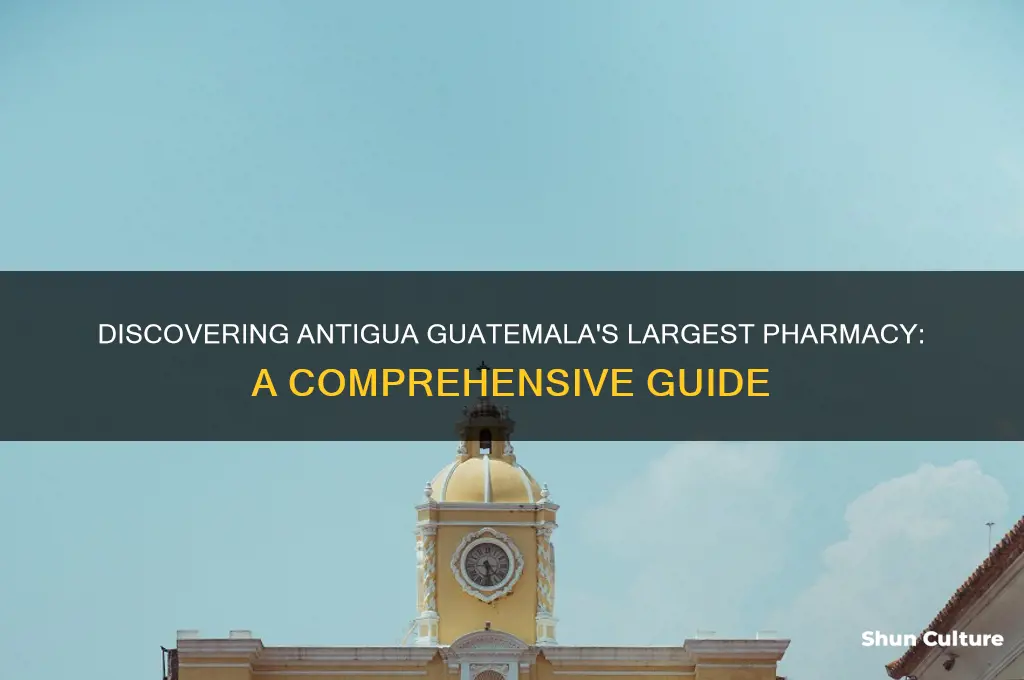 what is the largest pharmacy in antigua guatemala