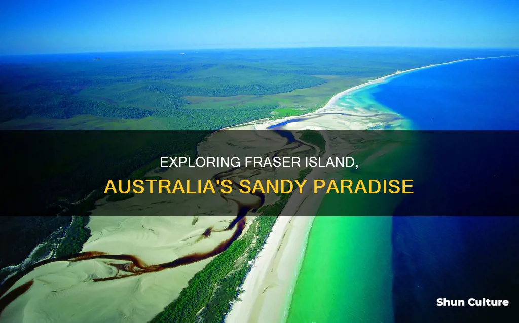 what is the largest sand island in australia