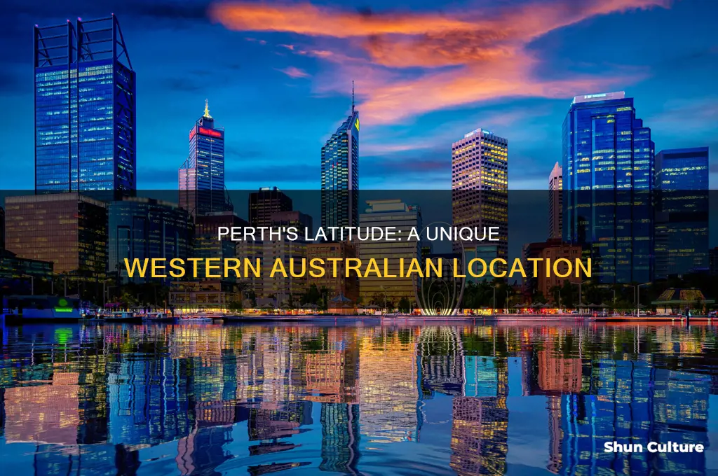 what is the latitude of perth western australia