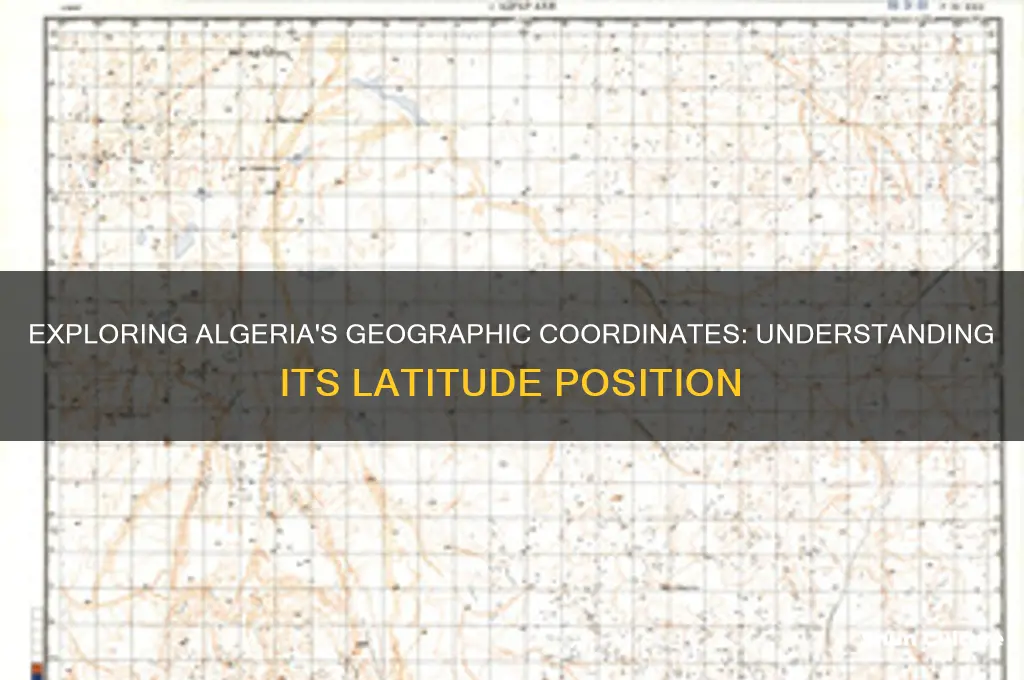 what is the lattitude of algeria