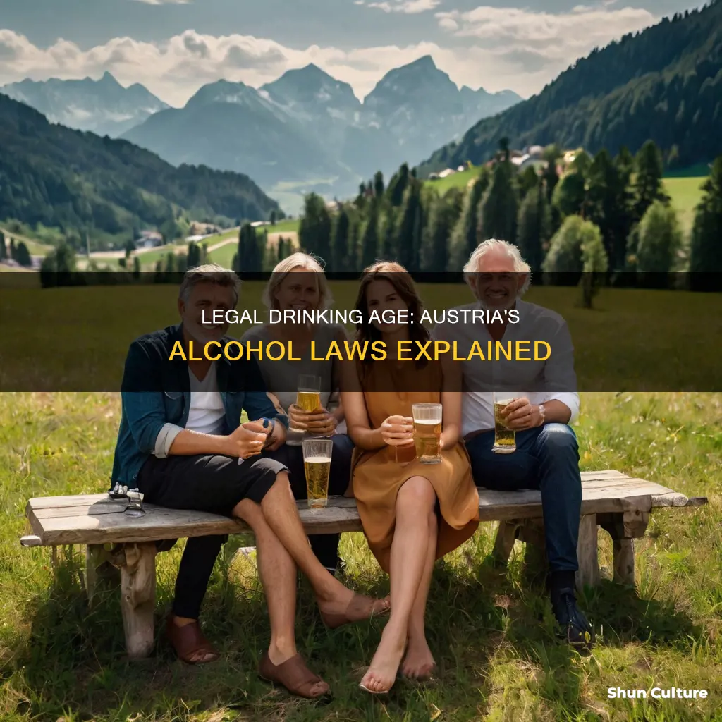 what is the legal age to drink alcohol in austria