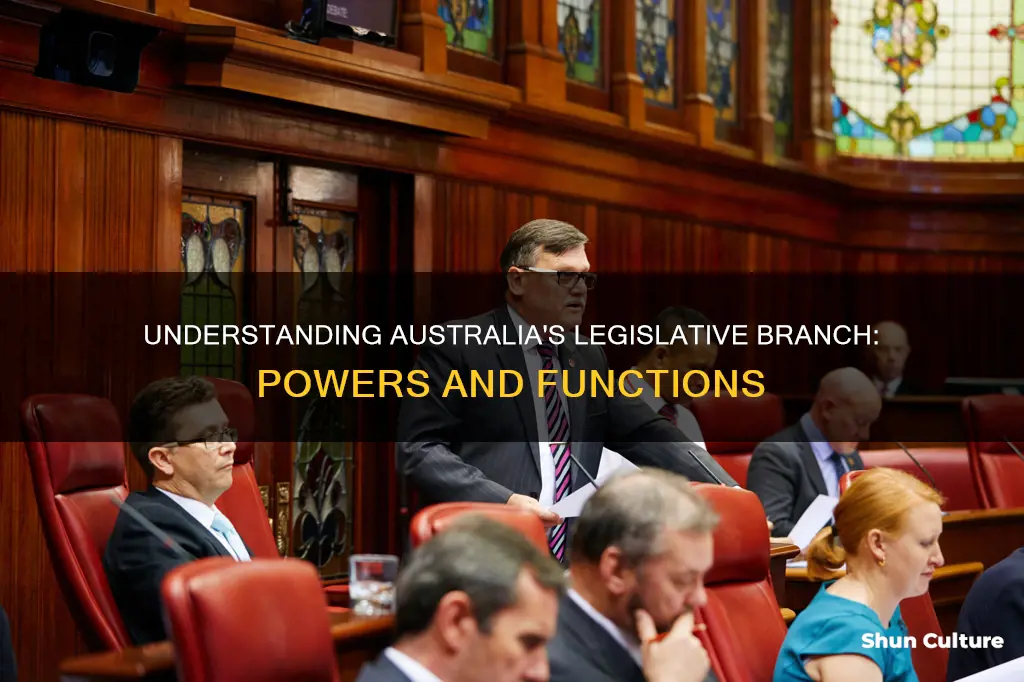 what is the legislative arm of government in australia