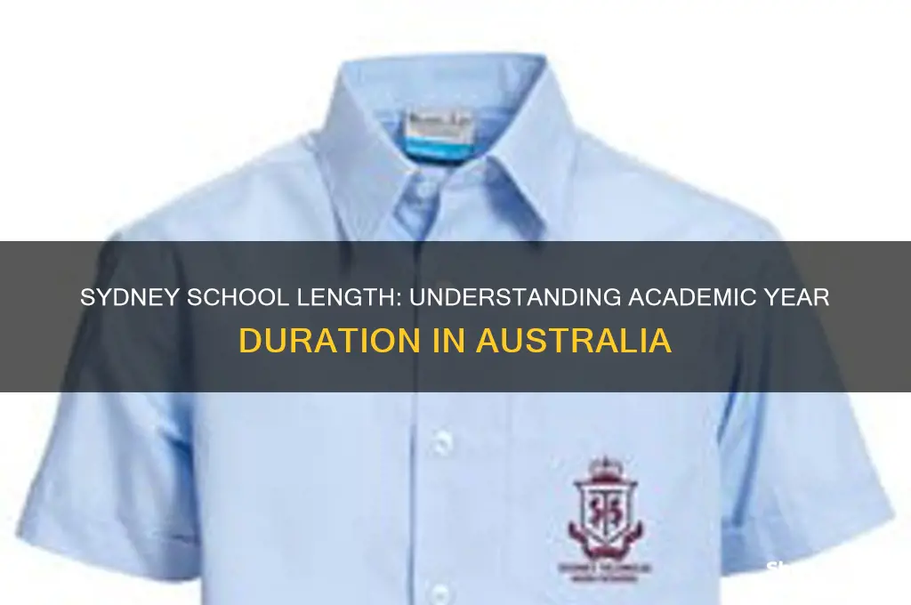 what is the lenght of school in sydney australia
