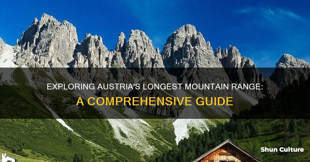 what is the longest mountin range in austria