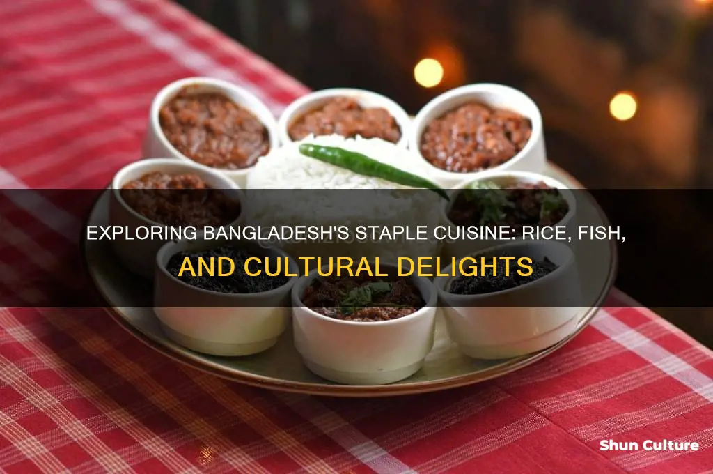 what is the main food of bangladesh puctures