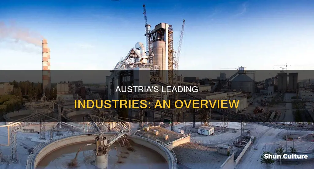 what is the main industry in austria