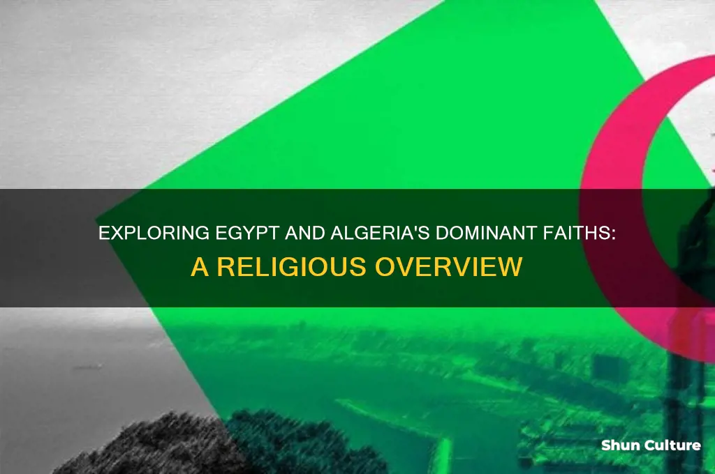 what is the main religion of eygpt an algeria