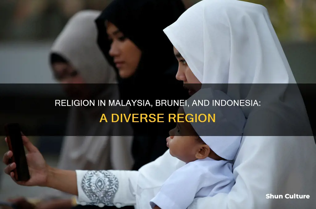 what is the main religion of malaysia brunei and indonesia