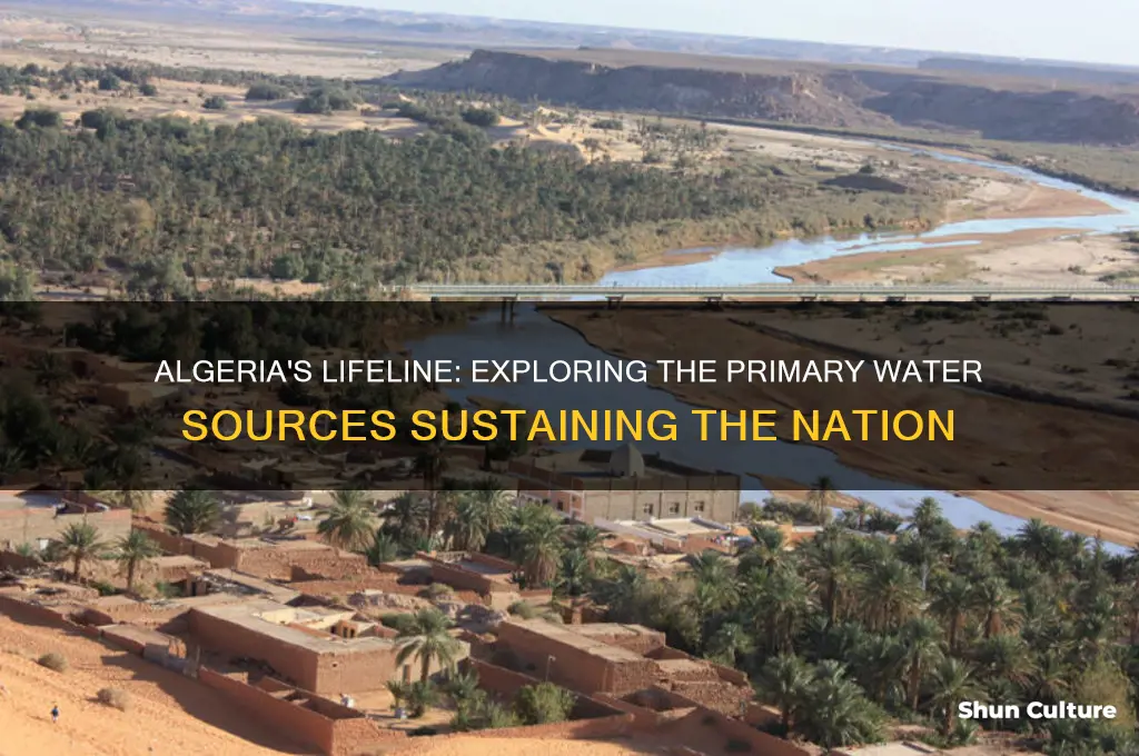 what is the main water source for algeria