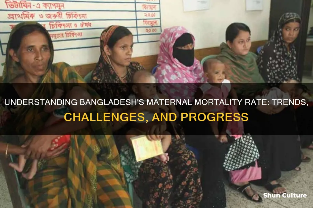 what is the maternal mortality rate in bangladesh