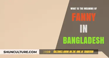 Fanny's Cultural Significance in Bangladesh: Unveiling the Term's Meaning