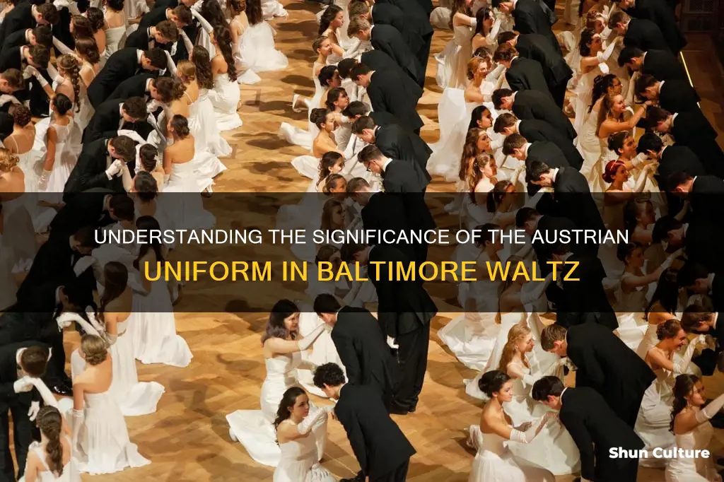 what is the meaning of the austrian uniform baltimore waltz