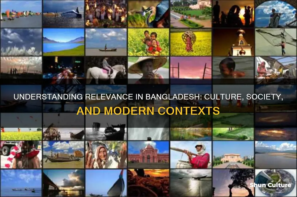 what is the meaning relevant in bangladesh