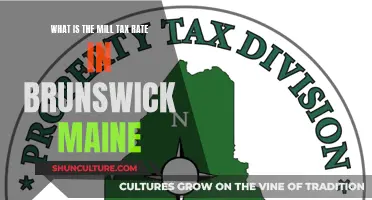 Mill Tax Rates in Brunswick, Maine
