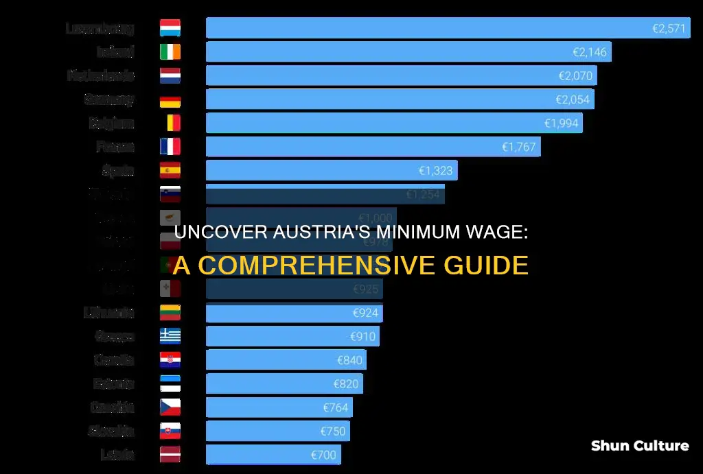 what is the minimum salary in austria