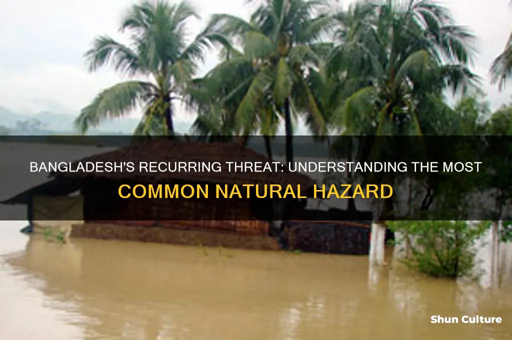 what is the most common natural hazard in bangladesh
