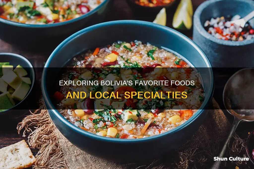 what is the most eaten food in bolivia