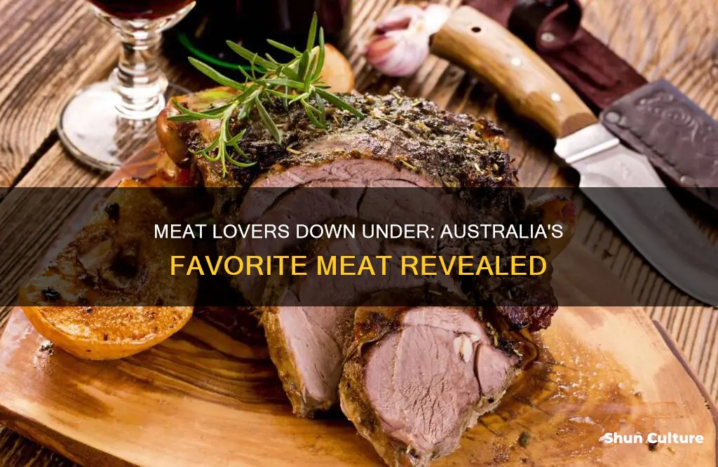 what is the most eaten meat in australia