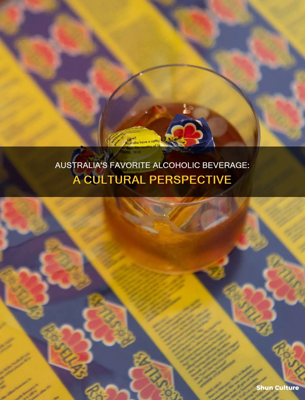 what is the most popular alcohol in australia