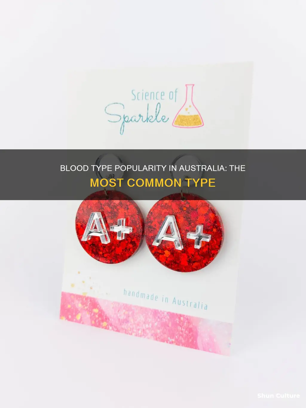 what is the most popular blood type in australia
