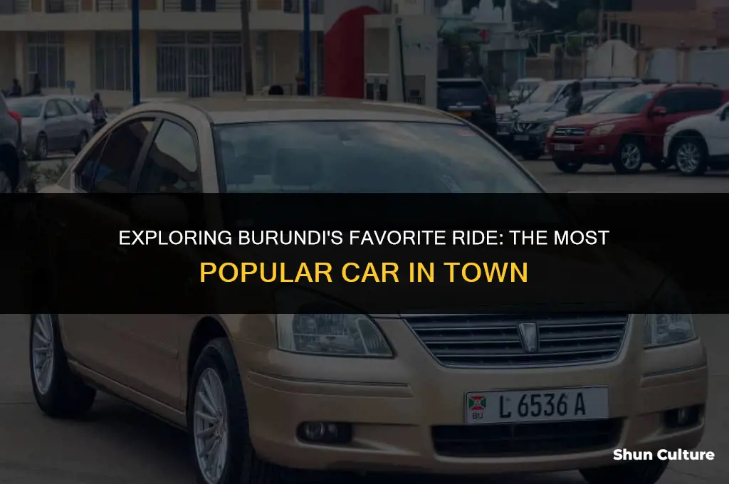 what is the most popular car in burundi