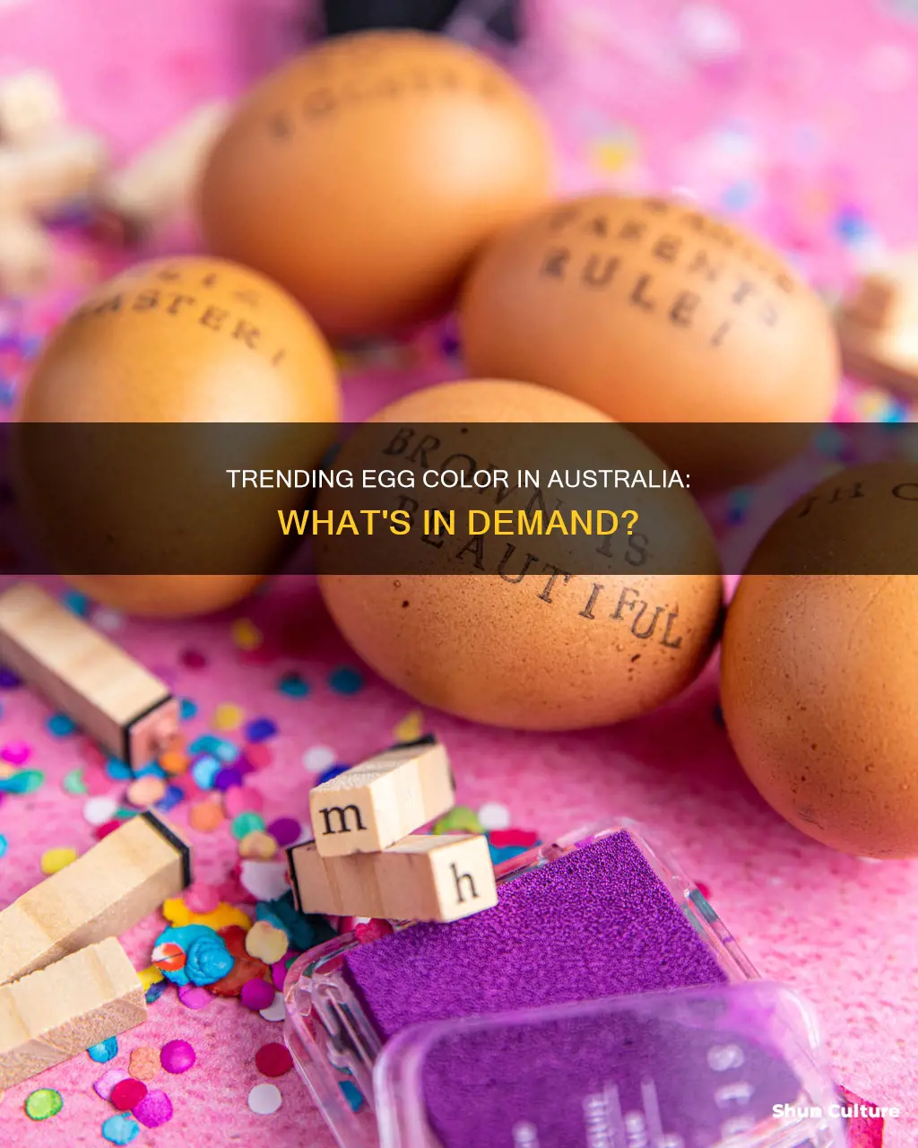what is the most popular egg colour in australia