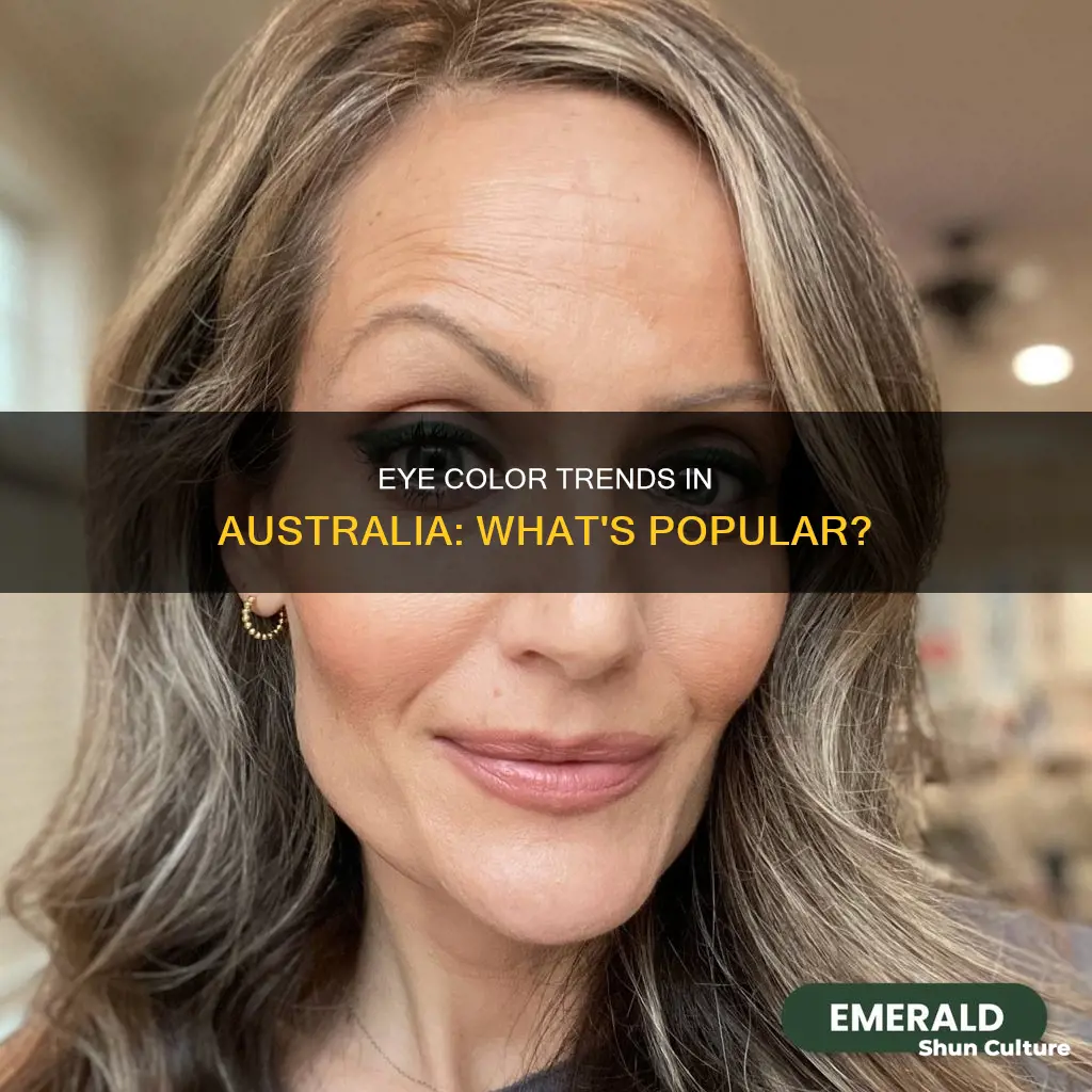 what is the most popular eye colors in australia