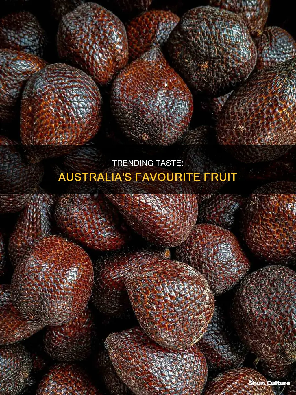 what is the most popular fruit in australia