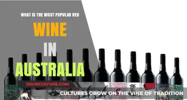 Australia's Favorite Red Wine: A Popular Choice