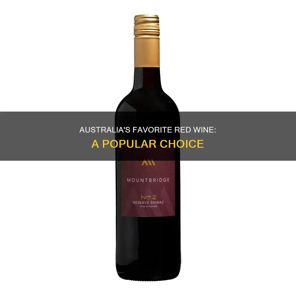 what is the most popular red wine in australia