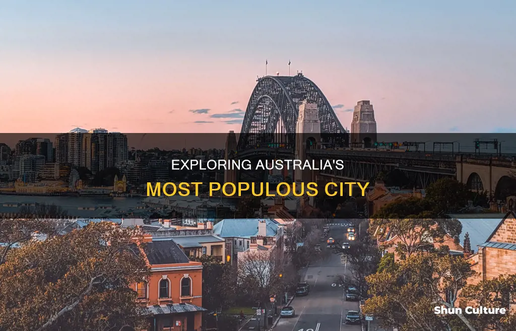 what is the most populous city in australia