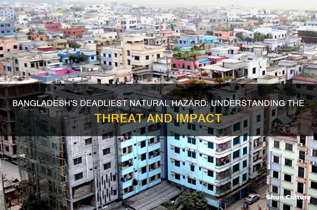 what is the most serious natural hazard in bangladesh