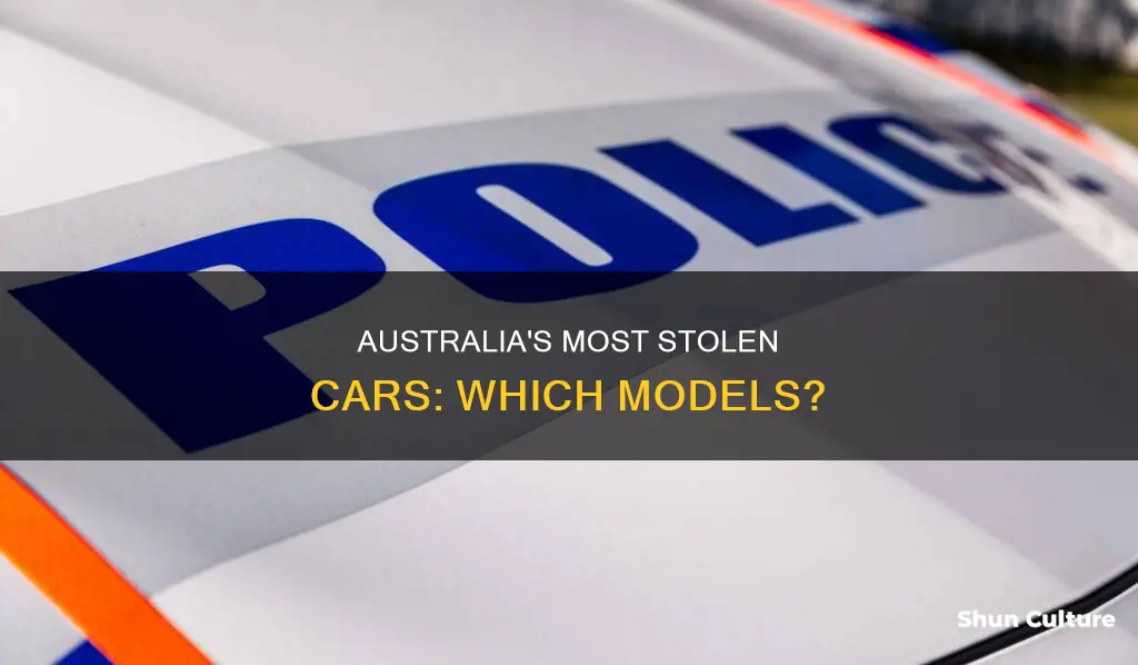 what is the most stolen car in australia
