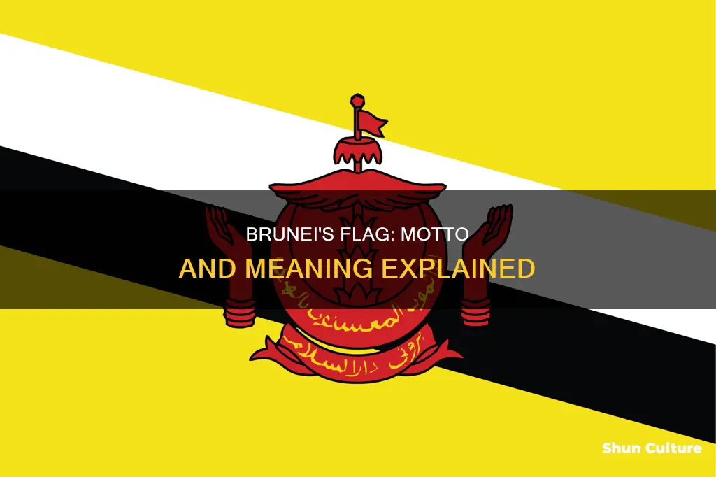 what is the motto on the brunei flag