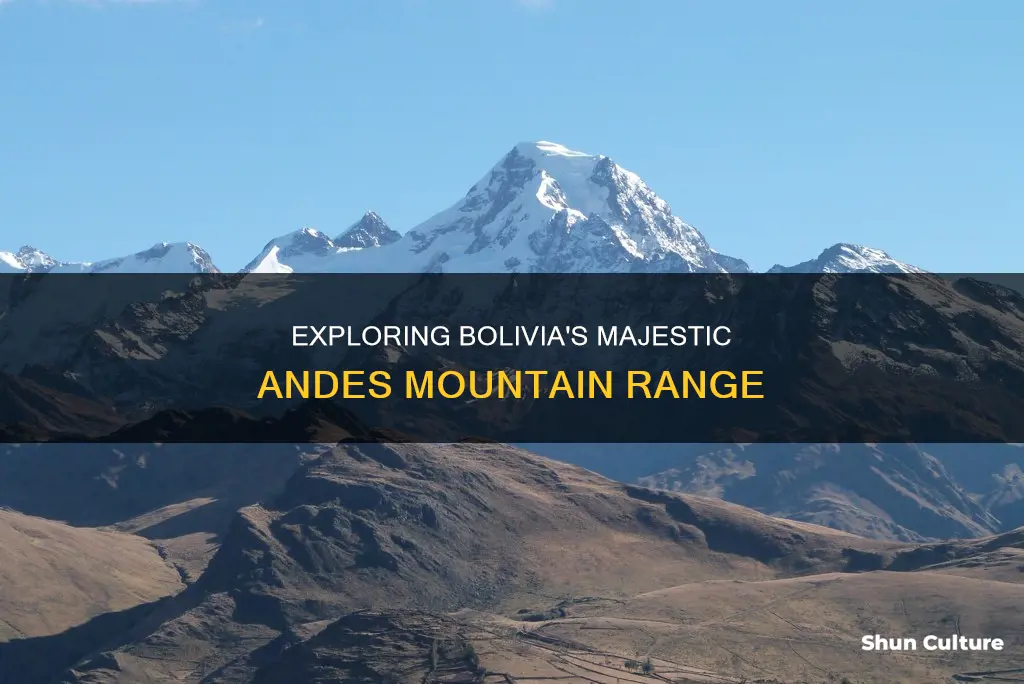 what is the mouuntain range in bolivia called