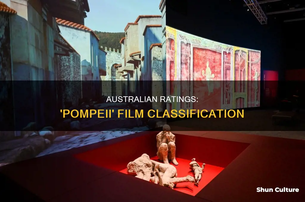 what is the movie pompeii rated in australian