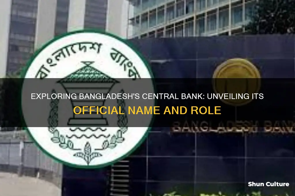 what is the name of bangladesh central bank