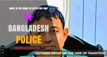 Unveiling Bangladesh Police's Elite Detective Unit: Name and Role Explained