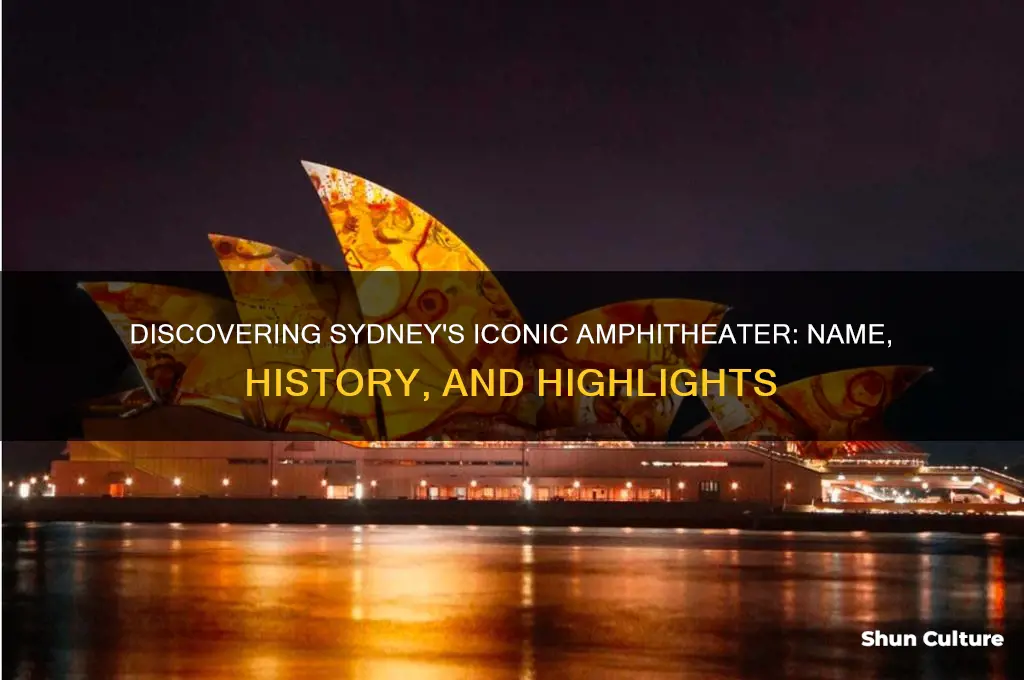 what is the name of the amphitheater in sydney australia