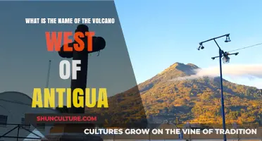 Discovering the Name of the Volcano West of Antigua