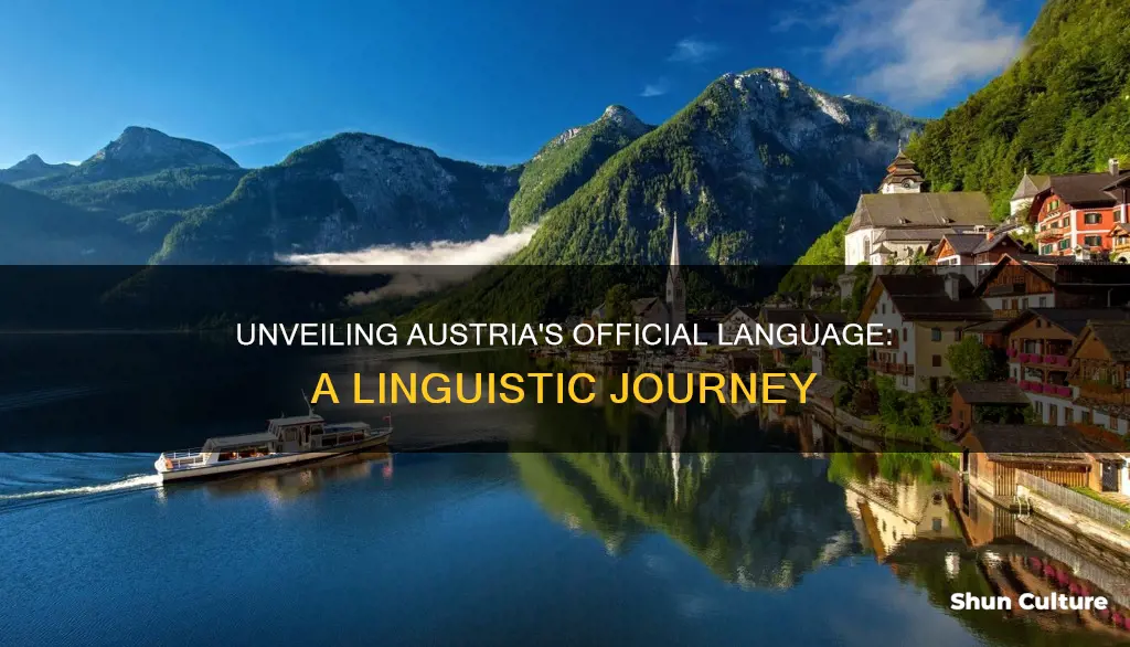 what is the national language of austria