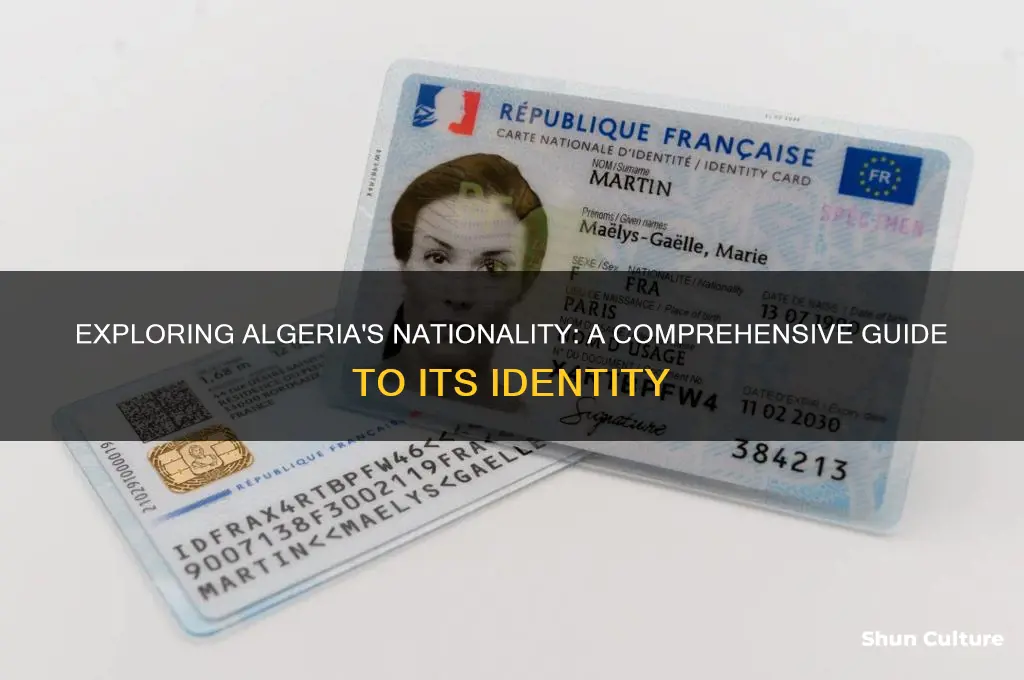 what is the nationality of algeria